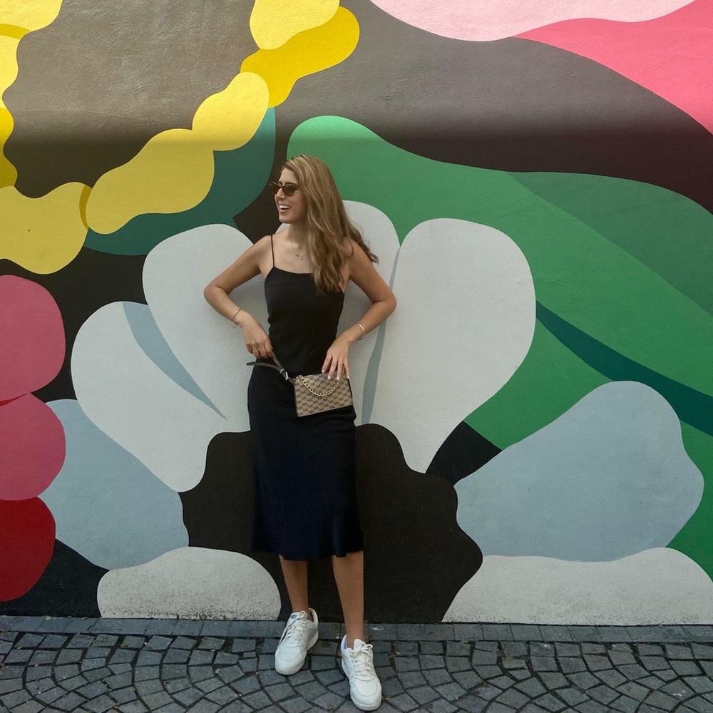 ZARA maxi black dress